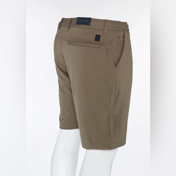 NWOT, Halsey Sport Breakwater Shorts in Dark Camel, 9 in Inseam, Size 36 - Picture 2 of 11